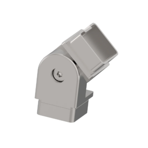 Coude orientable jusqu&rsquo;à 90° pour tube 40*40 inox
