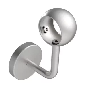 Support de main courante mural avec bague pour ∅42.4mm ou mc bois ∅42mm