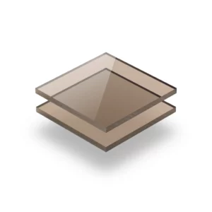 A partir de 179.99€TTC/M2 Verre Bronze feuilleté 8.76mm bords polis sur mesure